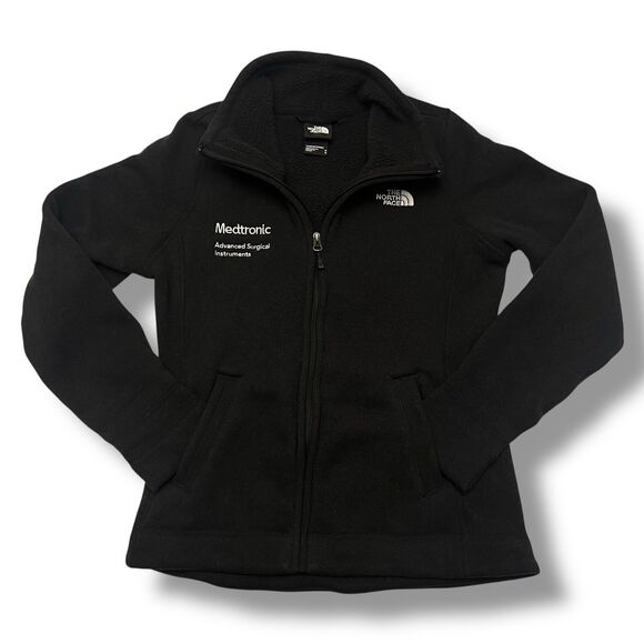 North Face Fleece Jacket Women Black M - Picture 1 of 10